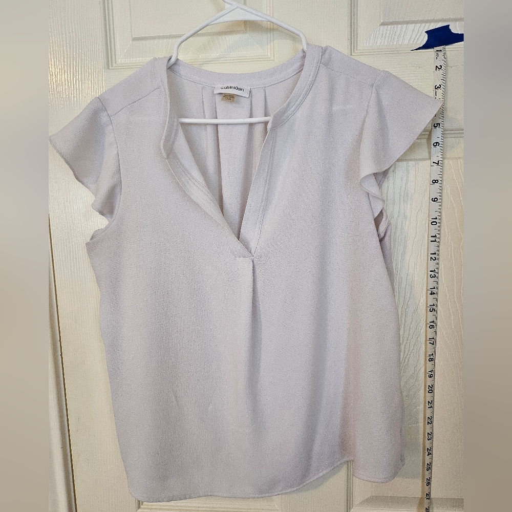 Calvin Klein Women's White Blouse